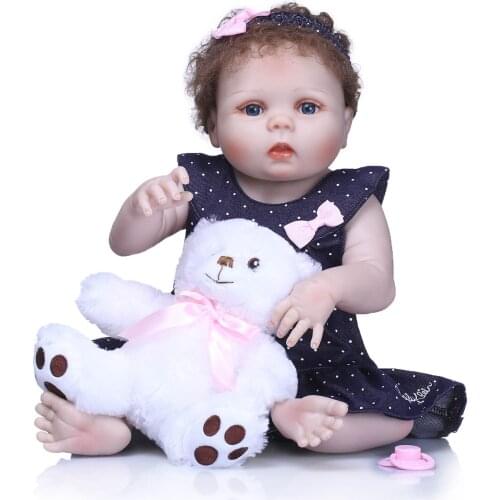 Full glue can enter the water bath simulation baby doll creative personality gift collection hobby girl toy