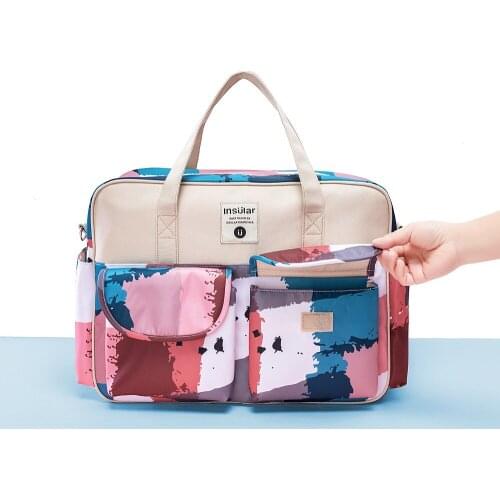 Portable mommy bag waterproof large-capacity multifunctional mother and baby outing bag/waiting delivery bag