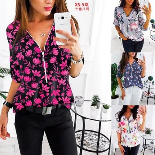 QueXiangPing Women's Printed Shirts