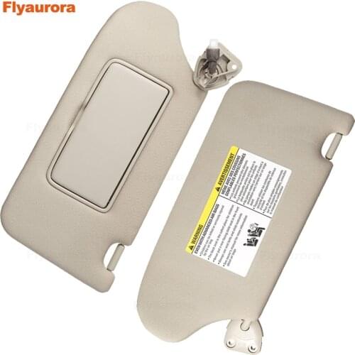 Car Inner Sunvisor Left Driver Sun Visors With Light Mirror For Nissan Murano 2006 2007 2008 96401-CC22B With Makeup mirror&lamp