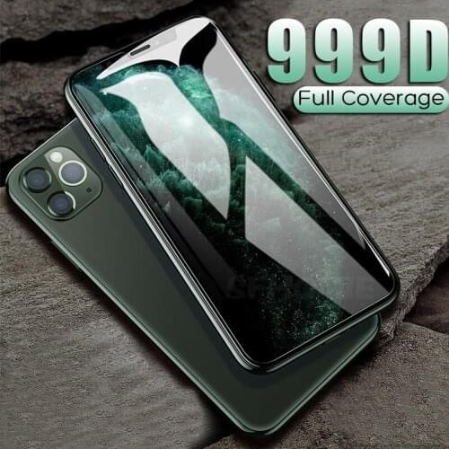 999D Tempered Protective Glass on The For iPhone 11 Pro Max 7 X XR Screen Protector For iPhone 7 8 6 6s Plus XS Max 11 Pro Glass