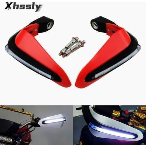 Motorcycle Hand Guards LED Handlebar Protector Handguard For YAMAHA Road Star Raptor 350 Yz450F Fz1 R1 2009 Fazer 600 R6 2017