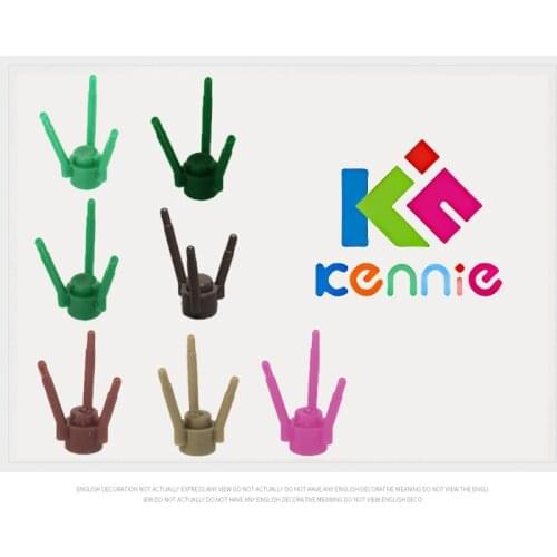 200pcs/lot Kennie Building Blocks Plant Stalk Bricks NO.3741 Stem Flower Grass Garden Bush Trees Part Building Blocks MOC Toys