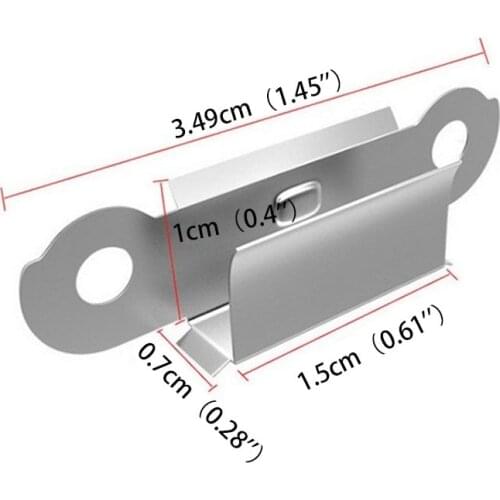 7mm Stainless Steel Glass Heated Bed Clip Clamp 3D printer parts Heatbed clip