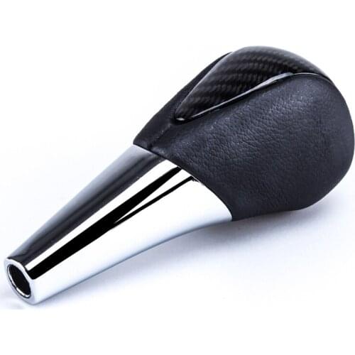 AU04 -Car Gear Shift Knob Manual and Automatic Gear Shifter Shift Lever Knob Cover Leather Kits Universal Car Accessories