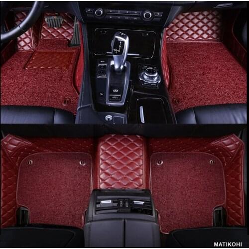 MATIKOHI Custom car floor mats for Skoda octavia fabia rapid superb kodiaq yeti KAROQ KAMIQ car foot ma styling car accessories