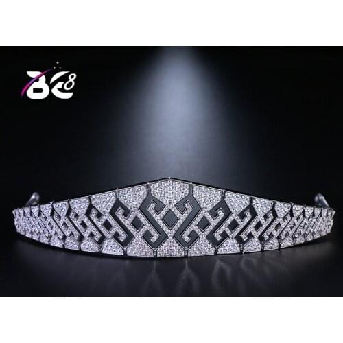 Be 8 New Arrival Noble AAA Cubic Zirconia Tiaras Crowns Bridal Hair Accessories for Women Wedding Gifts H043