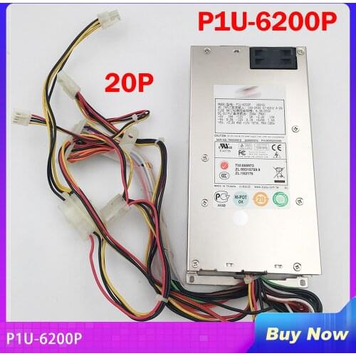 Power Supply For Zippy Emacs P1U-6200P 1U ATX 20P 200W Pre-shipment Test