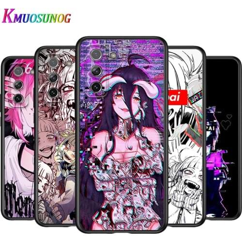 Sad Anime Aesthetic Senpai for Samsung Galaxy S21 Note 20 S20 FE Lite Ultra 10 9 8 Pro S10E S10 5G S9 S8 S7 S6 Plus Phone Case