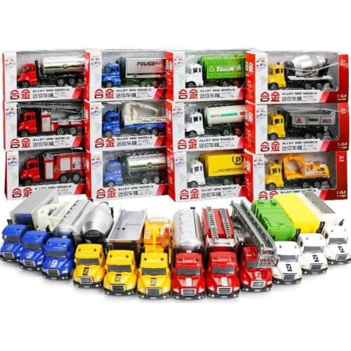 Childrens alloy car mini model toy car little boy fall resistant ABS plastic mini simulation car project Toys for boys