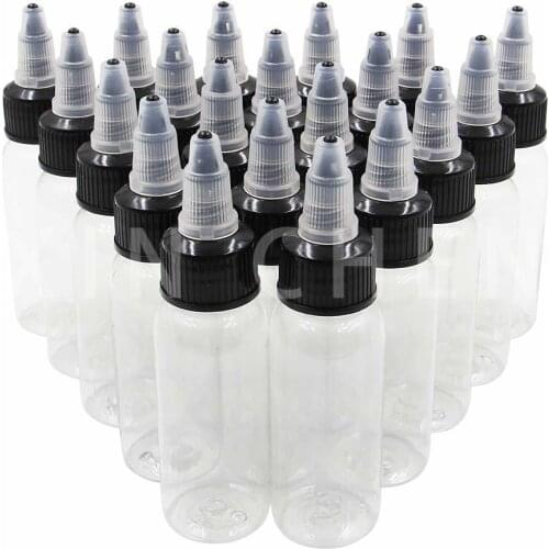 100pcs Plastic Dropper Bottles Pigment Tattoo Ink Dispensing Bottle Lab Squeeze Bottle Vape Oil Containers 30ml 60ml 100ml 120ml