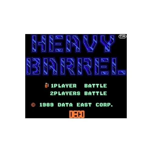 Heavy Barrel 60 Pin Game Card For 8 Bit Subor Game Player