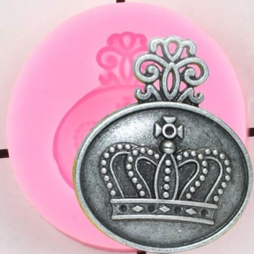 Crown Medal Fondant Silicone Molds DIY Party Cake Decorating Tools Cookie Baking Candy Chocolate Moulds Jewelry Clay Resin Mold