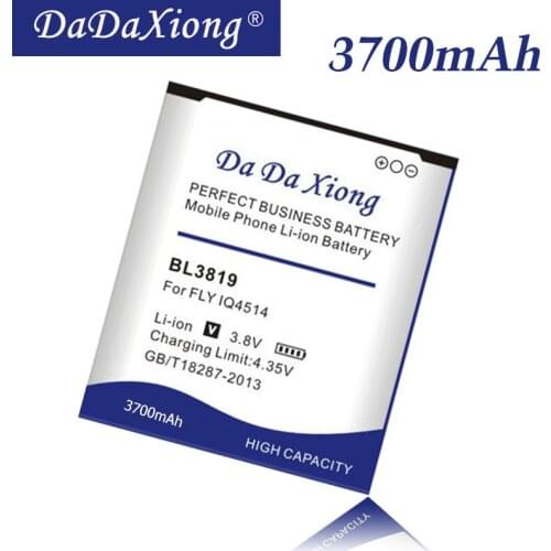 DaDaXiong 3700mAh BL3819 Li-ion Phone Battery For FLY IQ4514 CellPhone