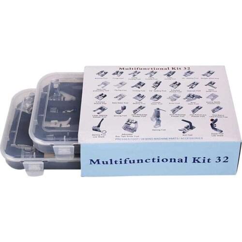 INNE 32/42/52/62pcs/Set Sewing Machine Presser Feet Home Accessories Kit Domestic Tools Multifunction For Brother Singer Parts