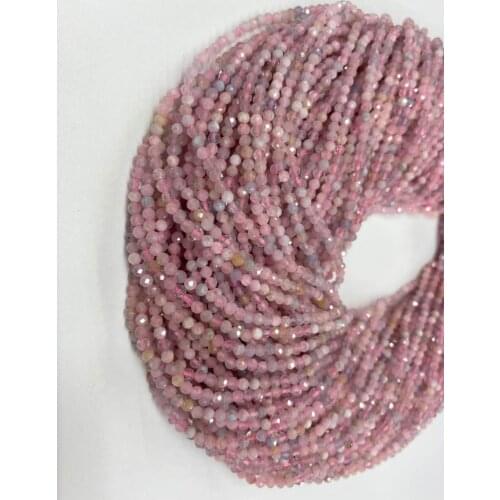 5AAAAA natural crystal color Morgan surface sphere 2MM / 3MM / 4MM length is 38cm