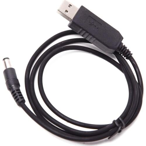NEW Portable Baofeng UV-5R USB Charging Cable for Walkie Talkie Voltage Boost 5V To 9V for UV5R UV82 Portable CB radio Charging