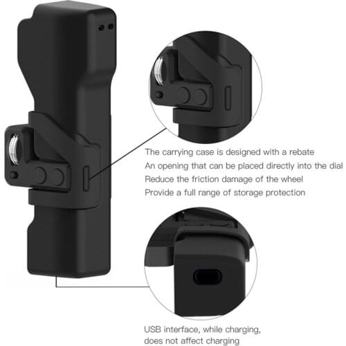 Portable Carrying Case for DJI Osmo Pocket Storage Case Handheld Gimbal Camera Vlog Camera Protective Cover Case Accessories