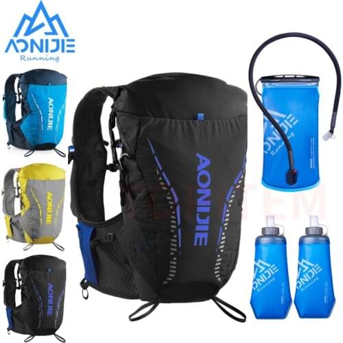 SM ML L/XL AONIJIE C9104S Ultra Vest 18L Hydration Backpack Pack Bag Soft Water Bladder Flask Hiking Trail Running Marathon Race