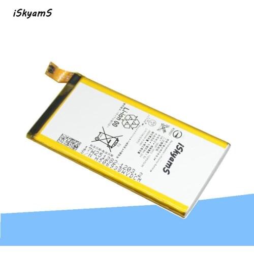 ISkyamS 1x 2600mAh LIS1561ERPC Replacement Li-Polymer Battery For Sony Z 3 Z3c Z3 Mini Compact M55W D5833 D5803 SO-02G