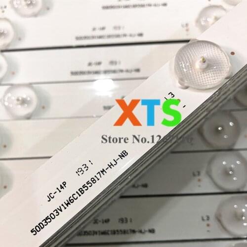 New 10set=110 PCS 6 LEDs 559mm LED backlight strip for LED50EC280JD LED50K20JD LED50K320U SVH500A22 REV05 6LED 131113