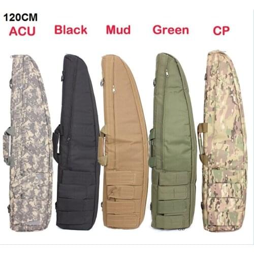 Tactical 120CM Heavy Duty Tactical Gun slip Bevel Carry Bag Rifle Case Shoulder Backup Pouch For Hunting Guaranteed 100