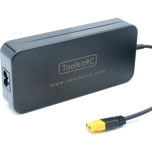 ToolKitRC ADP-180MB 180W 2.34A Power Supply with XT60 Output Adapter for RC iSDT GTPower HotRC SkyRC Chargers