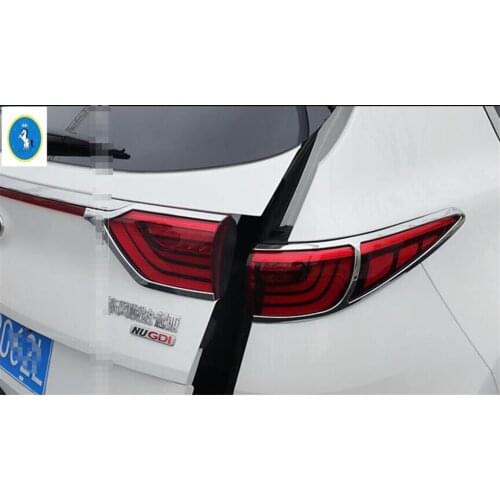Yimaautotrims New Exterior For KIA Sportage 2016 2017 2018 ABS Chrome Rear Tail Light Trunk Lamp Frame Cover Trim