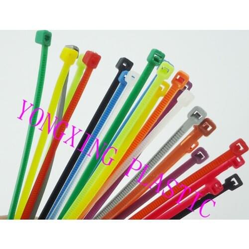 100pcs/lot 2017 new 100pcs 4"(18lbs) 2.0x100mm Network Nylon Plastic Cable Wire Zip Tie Cord Strap