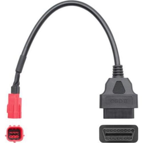 16 Pin Female Socket To 6 Pin Diagnostic Scanner Conversion Cable Male For Honda