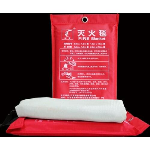 2M X 2M Fire Blanket Fiberglass Material Escape Flame Retardant Blanket Home Hotel Emergency Escape