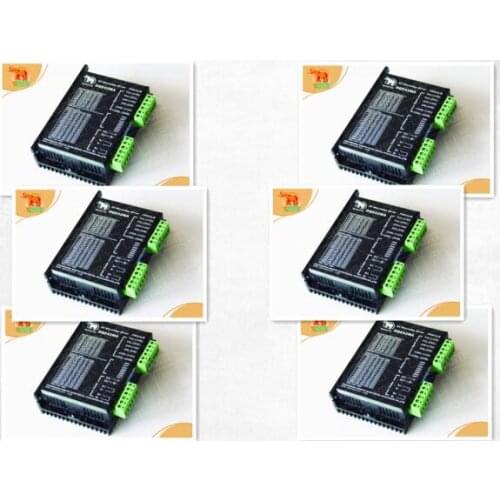 6pcs Stepper Digital Driver DQ542MA 50V4.2A 128Microsteps,Nema23 stepper motor wantai+Breakout Board&Cable