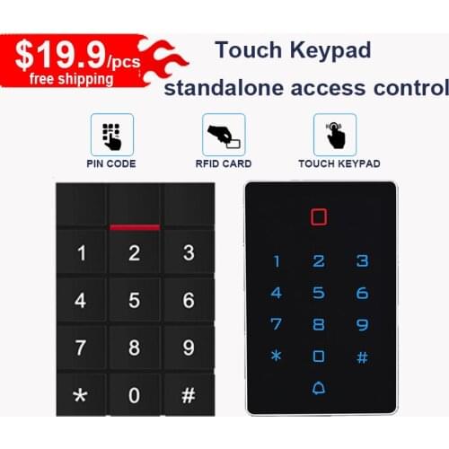 Standalone Access Controller RFID Access Control Keypad digital panel Card Reader Door Lock System
