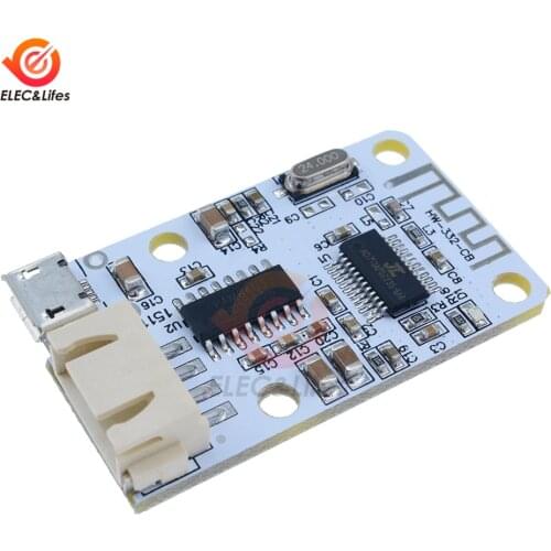 3W+3W Wireless Bluetooth Receiver Audio power amplifier board 2*3W mini amplificador module for 4-8ohm Speaker DIY