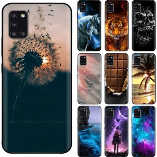 For Samsung Galaxy A31 Case Soft Silicon TPU Back for Samsung A31 A 31 SM-A315F GalaxyA31 Phone Cover Bumper Protective Funda
