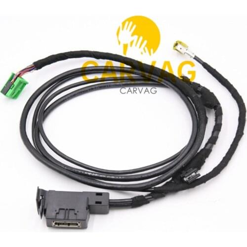 AMI AUX USB Interface with Cable Harness USE FIT For AUDI A4 A5 A6 Q5 Q7 4F0 035 909