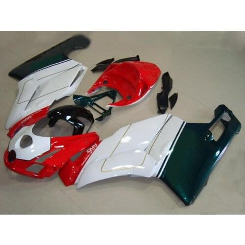 Custom Injection Fairing kit for 749 999 2003 2004 749 03 04 999 03 04 ABS Red white cyan Fairings Set+gifts DD05