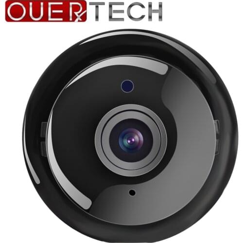 OUERTECH WIFI Mini Camera 720P P2P Wireless Baby Monitor Mini Cam Infrared Night Vision Motion Detection SD Card Slot
