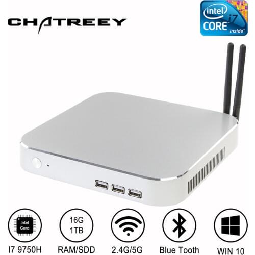 Intel Core 7 8750H Mini PC with windows 10 4K UHD HTPC Support linux gaming desktop computer