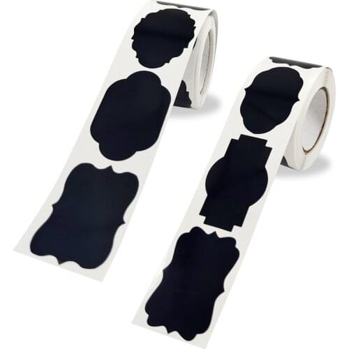 Blackboard label sticker PVC removable waterproof label kitchen decoration self adhesive label