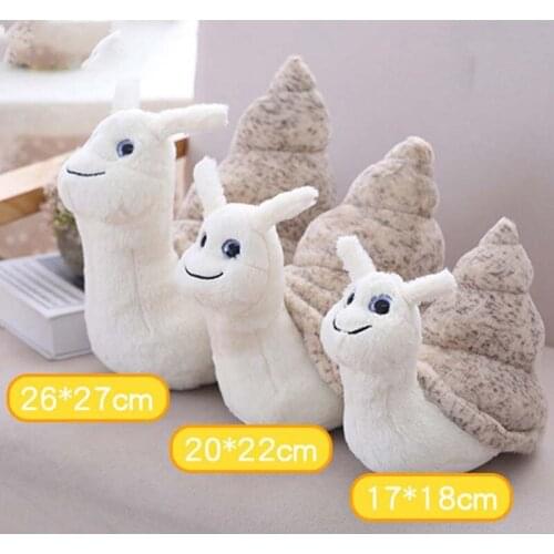 1Pc Snail Conch Plush Toy Kids Birthday Gift Present Pillow Soft Stuffed Doll Animal Home Sofa Decoration
