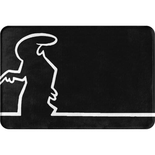La Linea The Line Osvaldo TV Non-slip Doormat Kitchen Mat Angry Balcony Carpet Entrance Door Rug Bedroom Decorative