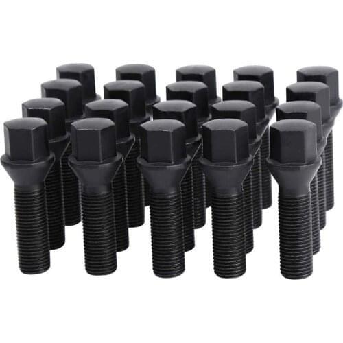 KSP M14x1.5 Lug Bolts for BMW Wheel Spacers, Conical Seat Solid Lugbolts for 2003-10 X3(E83), 00-05 X5(E53), 02-08 7 Series(E6x)