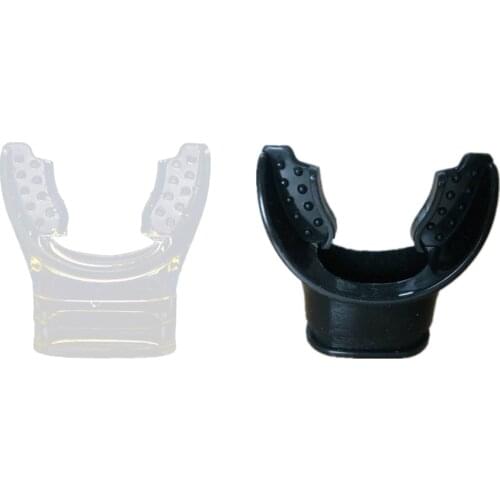 Transparent Liquid Silicone Scuba Diving Tube Mouthpiece for Dry Snorkel Breathing Tube