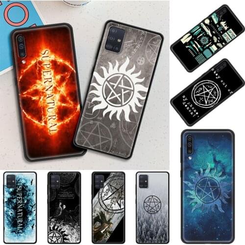 Supernatural logo for Samsung Galaxy A51 A71 A21s A31 A12 A41 A11 A02s A42 A01 A21 EU A91 A32 A52 A72 5G Cell Phone Case