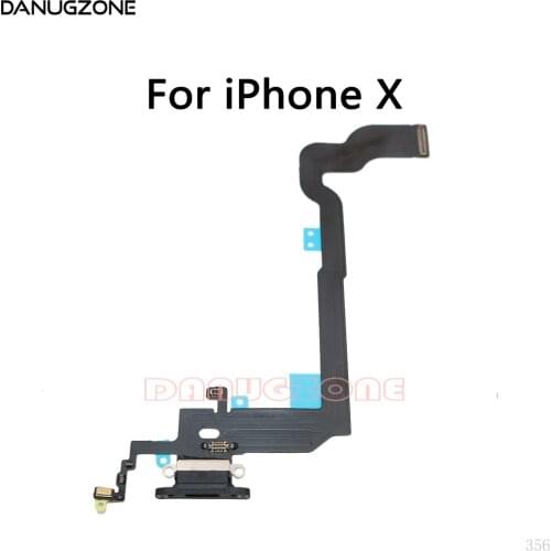 10PCS/Lot For iPhone X USB Charge Dock Connector Charging Port Jack Socket Plug Flex Cable