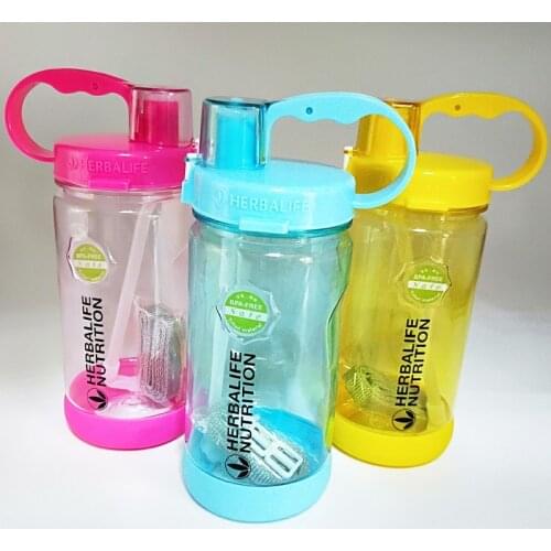 1000ml Tritan BPA free Water Bottle Portable Space bottle Herbalife Plastic Sports Nutrition Custom Shaker Bottle straw bottle