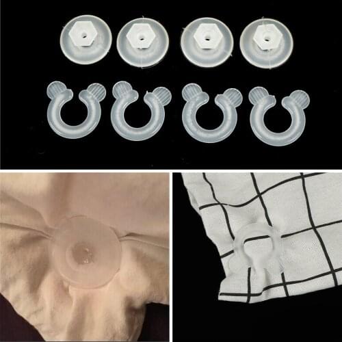 4PCS Clear Clip Home Duvet Holder Bed Sheet Clip Quilt Gripper Blanket Cover Fastener Comforter Clamp Home Supplies