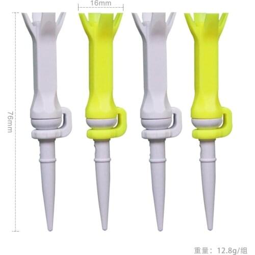 4x Durable Golf Claw Tees Rotatable Driving Range Training Tee Trainer