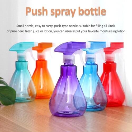 500ml Plant Flower Watering Pot Home Spray Bottle Garden Hand Press Water Sprayer Plastic Bonsai Sprinkler Bottle Container Cans